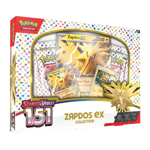 Pokémon TCG: Scarlet & Violet 151 Collection—Zapdos ex - Friendly Collectibles