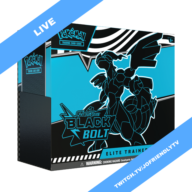 POKÉMON TCG Scarlet & Violet Black Bolt Elite Trainer Box (LIVE)