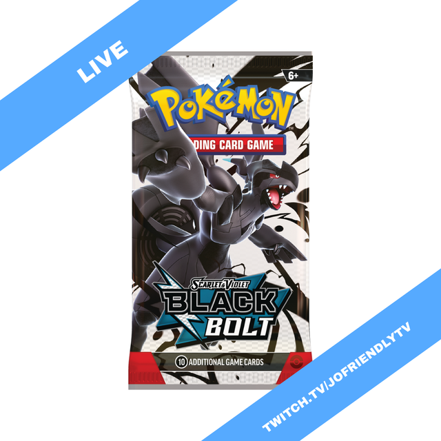 POKÉMON TCG Scarlet & Violet Black Bolt Booster Pack (LIVE)