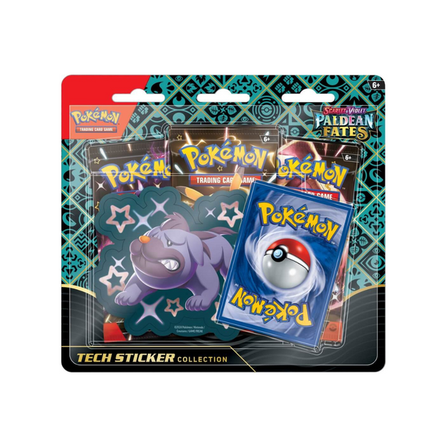 Pokémon TCG: Scarlet & Violet Paldean Fates Tech Sticker Blister - Friendly Collectibles