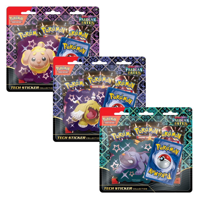 Pokémon TCG: Scarlet & Violet Paldean Fates Tech Sticker Blister - Friendly Collectibles