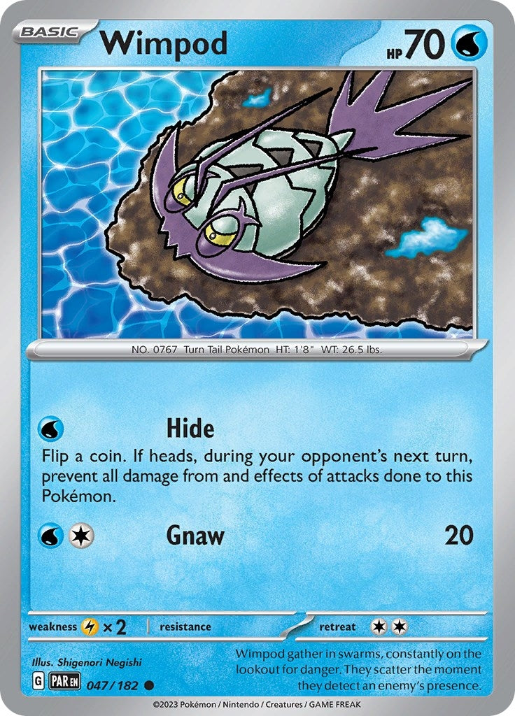 Image for Wimpod (047/182) (PAR) - Pokemon