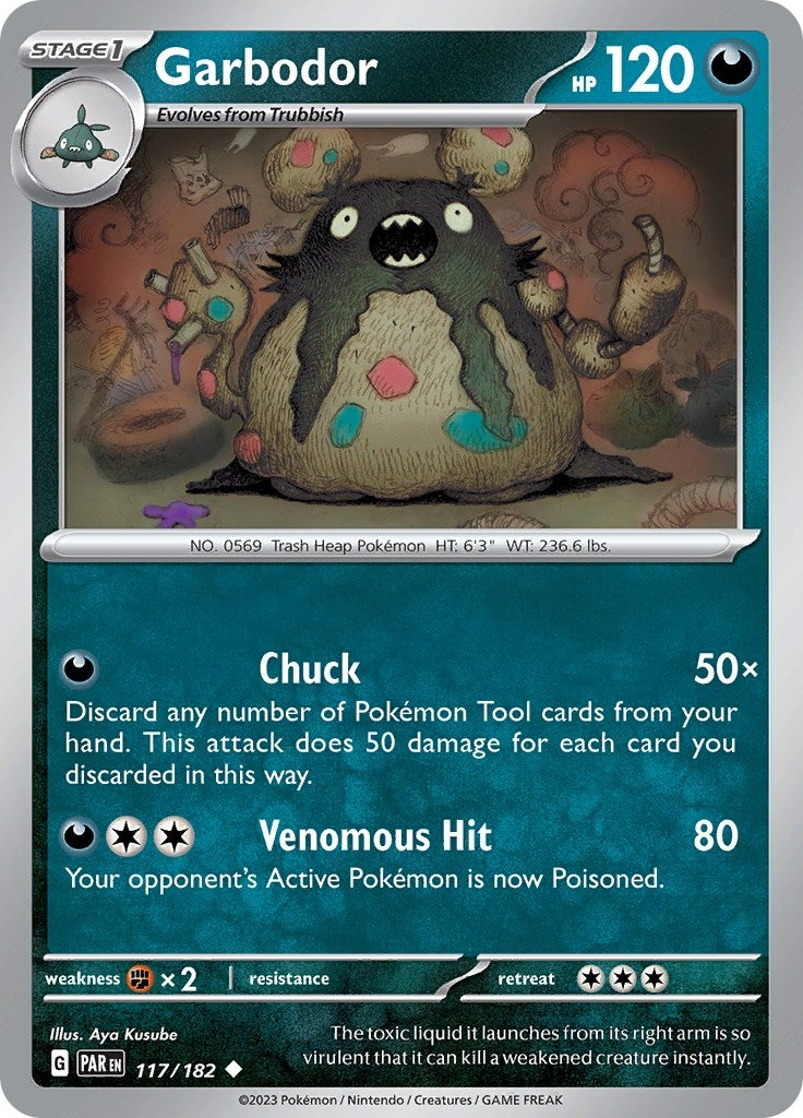 Image for Garbodor (117/182) (PAR) - Pokemon