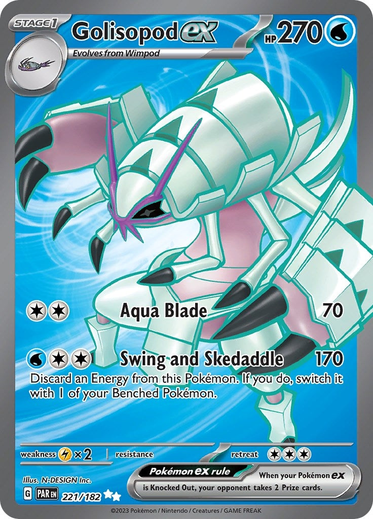 Image for Golisopod ex (221/182) (PAR) - Pokemon