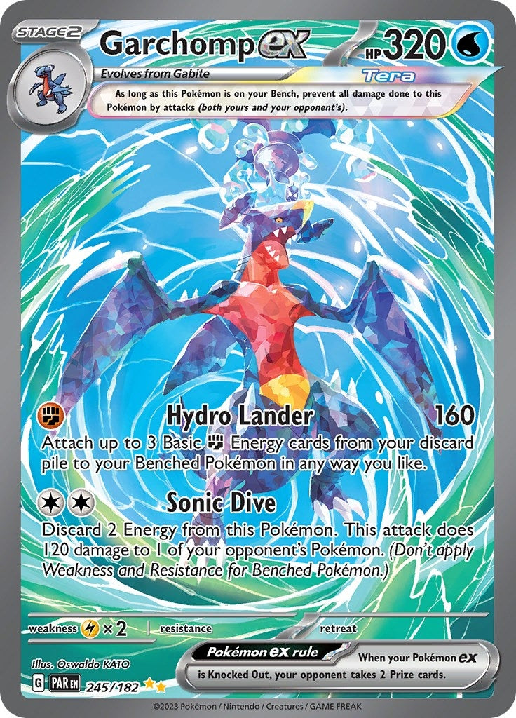 Image for Garchomp ex (245/182) (PAR) - Pokemon