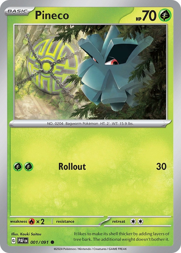 Image for Pineco (001/091) (PAF) - Pokemon