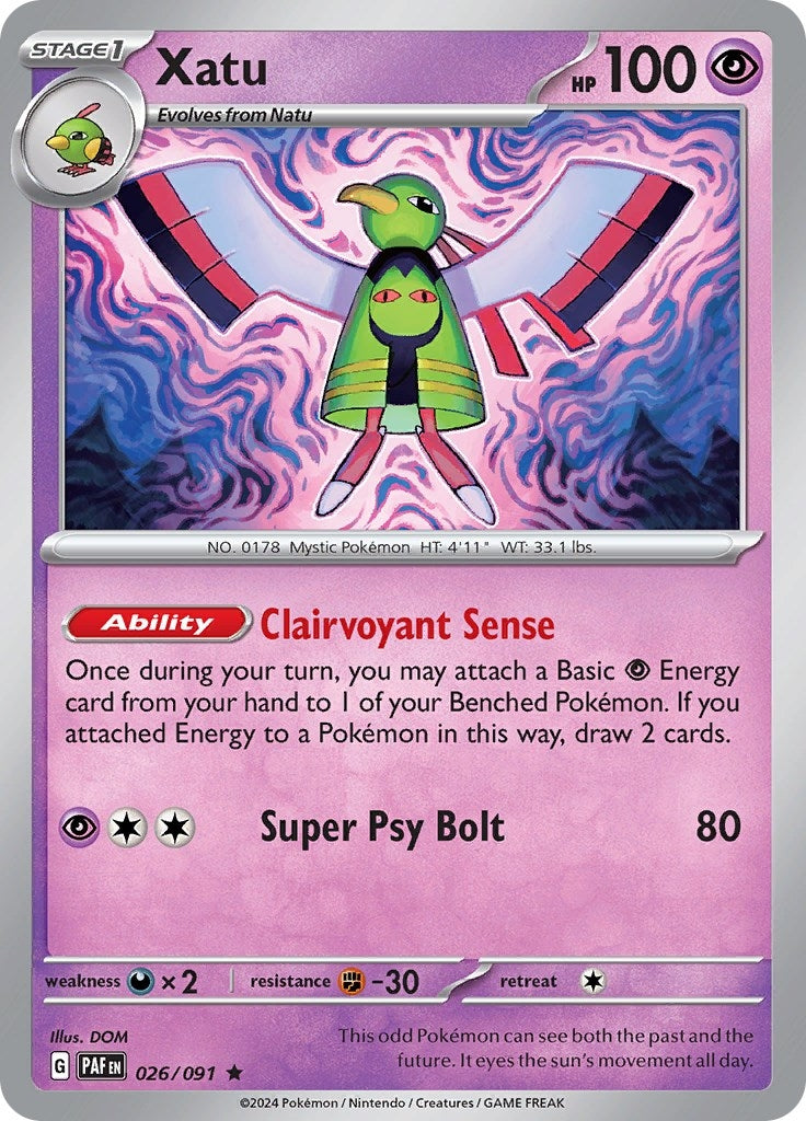 Image for Xatu (026/091) (PAF) - Pokemon