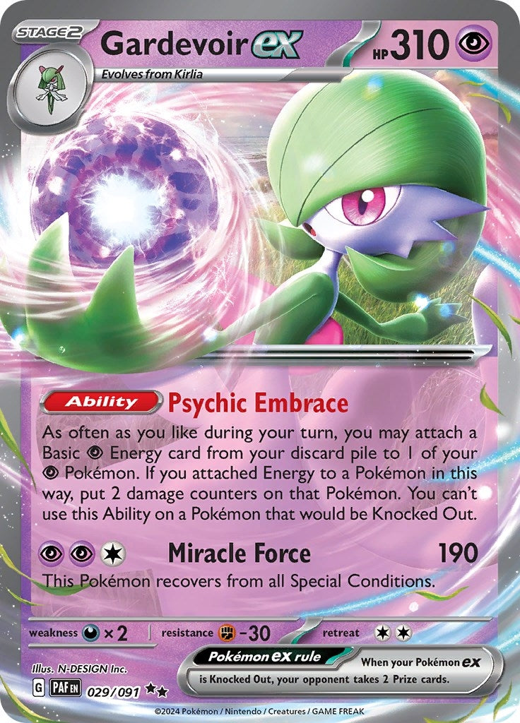 Image for Gardevoir ex (029/091) (PAF) - Pokemon
