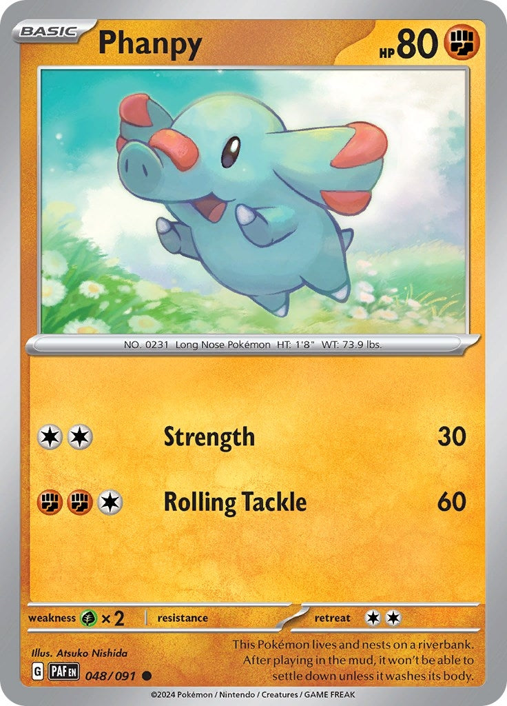 Image for Phanpy (048/091) (PAF) - Pokemon