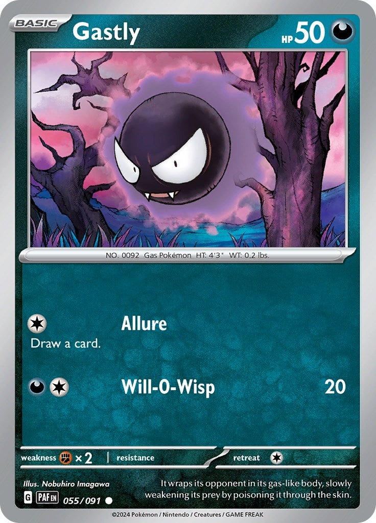 Image for Gastly (055/091) (PAF) - Pokemon
