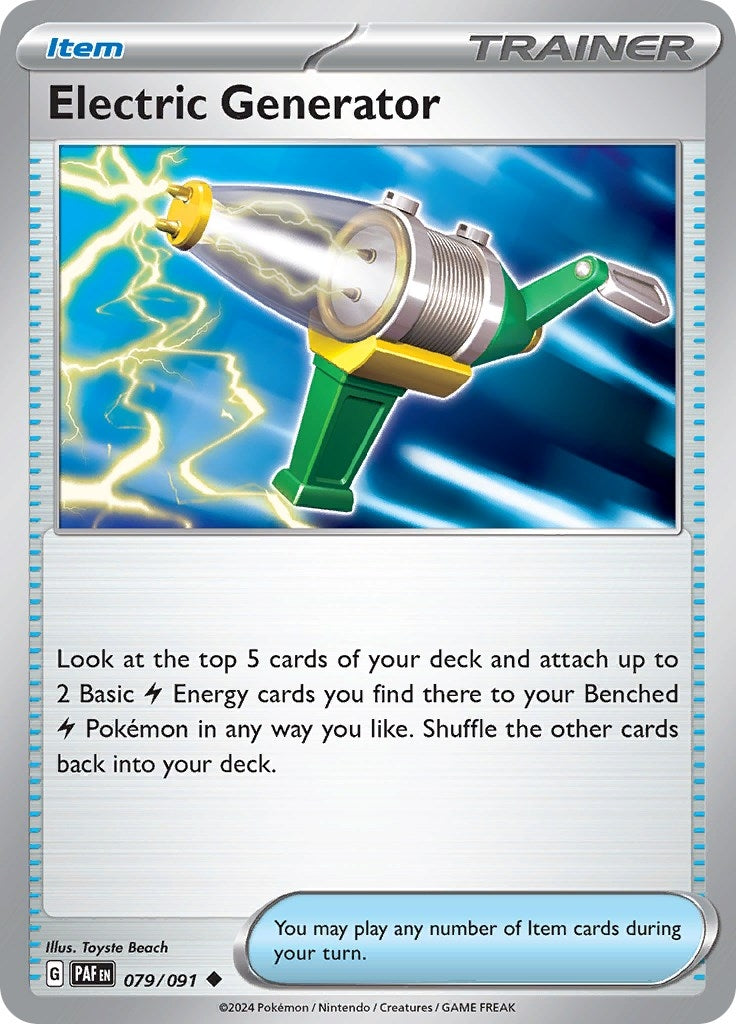 Image for Electric Generator (079/091) (PAF) - Pokemon
