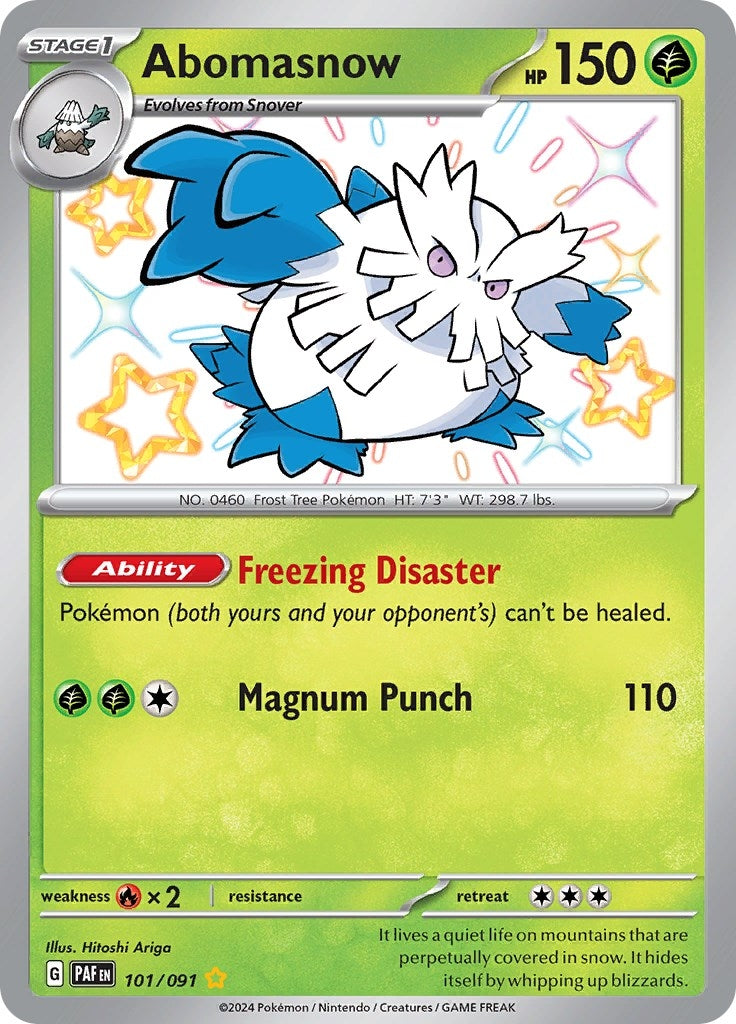Image for Abomasnow (101/091) (PAF) - Pokemon