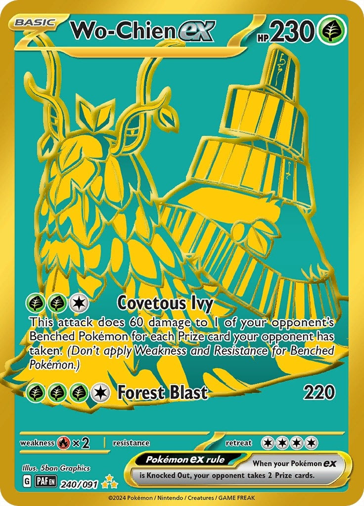 Image for Wo-Chien ex (240/091) (PAF) - Pokemon