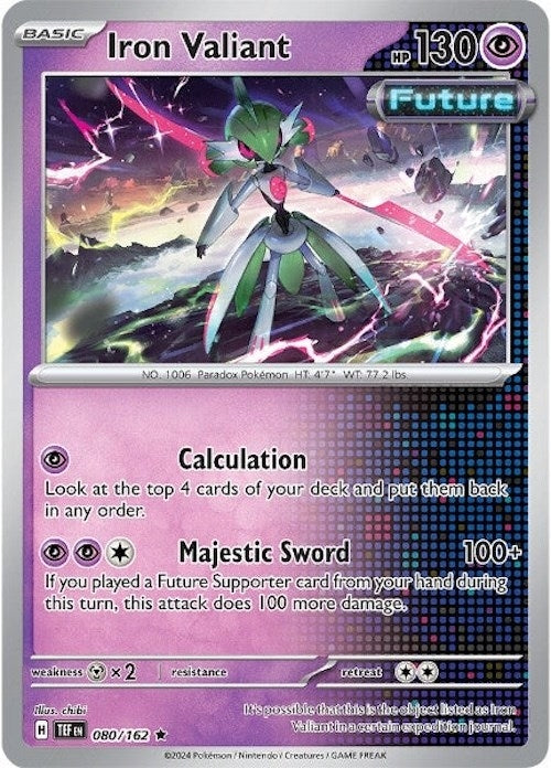 Image for Iron Valiant (080/162) (TEF) - Pokemon