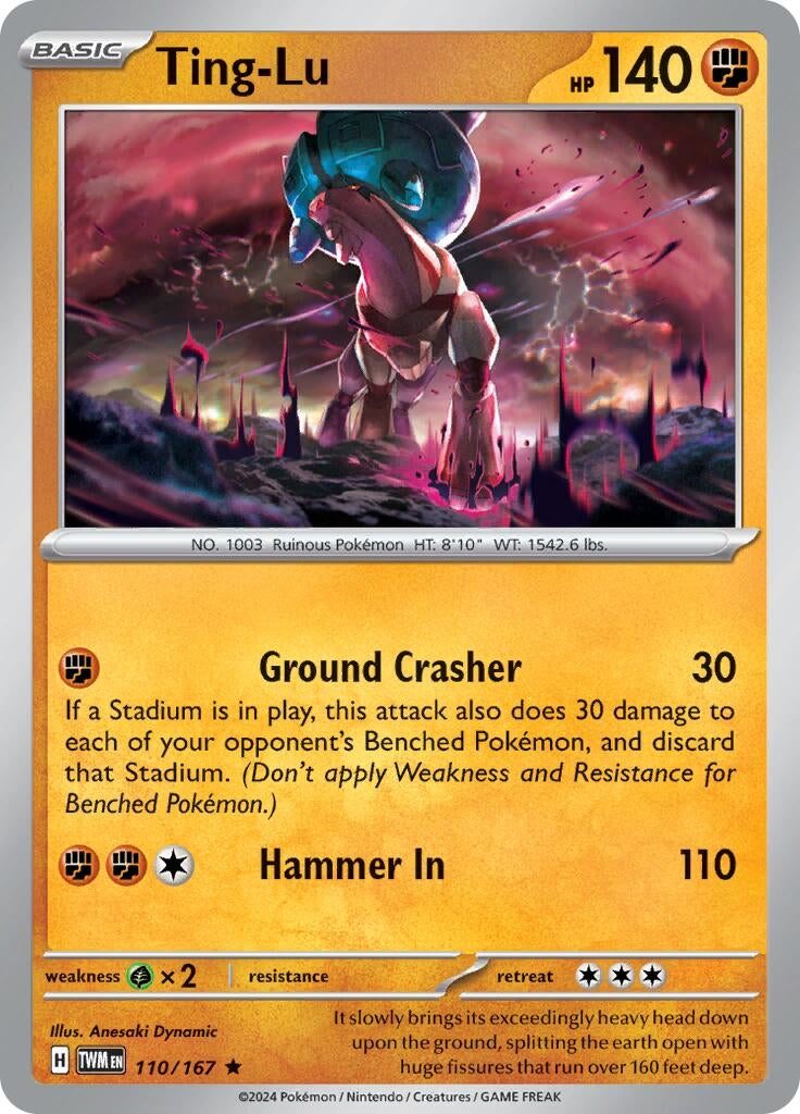 Image for Ting-Lu (110/167) (TWM) - Pokemon