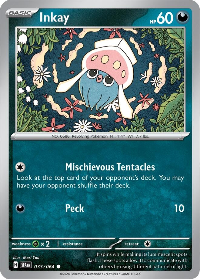 Image for Inkay (033/064) (SFA) - Pokemon