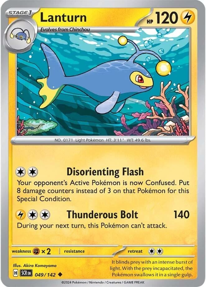 Image for Lanturn (049/142) (SCR) - Pokemon