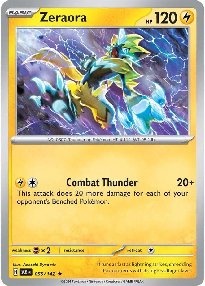 Image for Zeraora (055/142) (SCR) - Pokemon