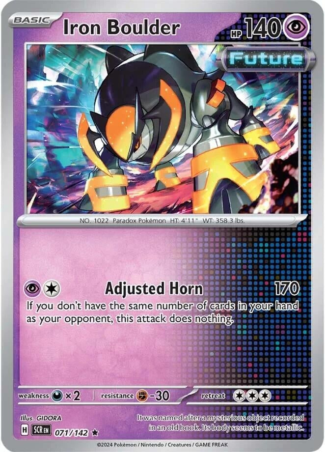 Image for Iron Boulder (071/142) (SCR) - Pokemon