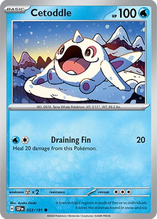 Image for Cetoddle (053/191) (SSP) - Pokemon