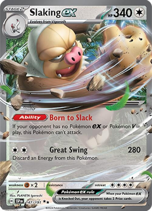 Image for Slaking ex (147/191) (SSP) - Pokemon