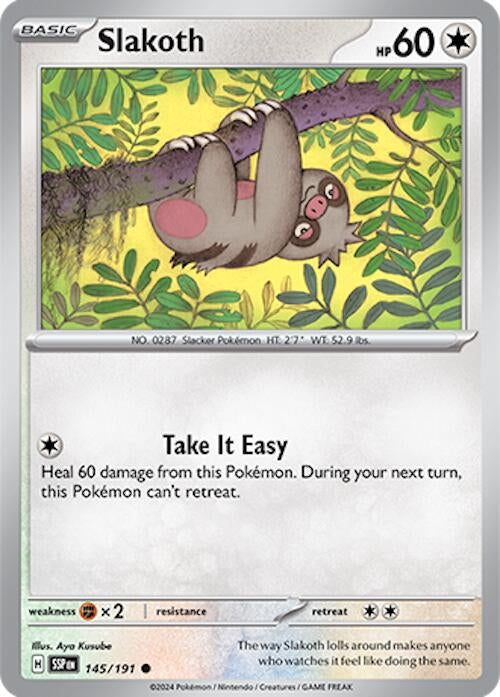 Image for Slakoth (145/191) (SSP) - Pokemon