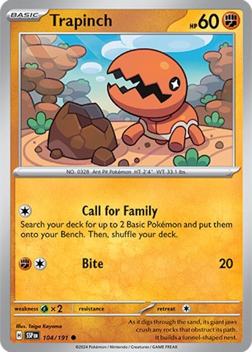 Image for Trapinch (104/191) (SSP) - Pokemon