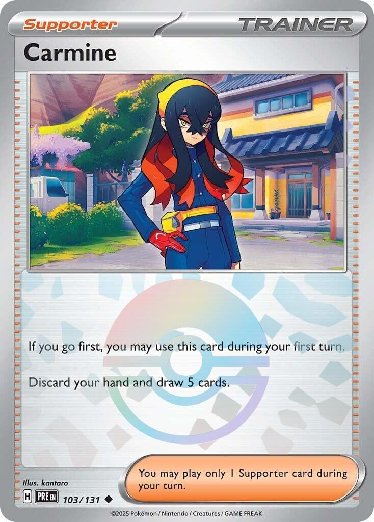 Image for Carmine (Poke Ball Pattern) (103/131) (PRE) - Pokemon