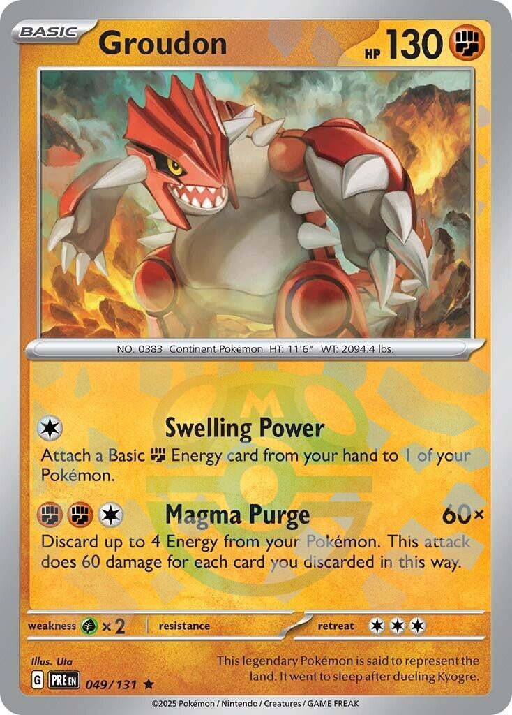 Image for Groudon (Master Ball Pattern) (049/131) (PRE) - Pokemon