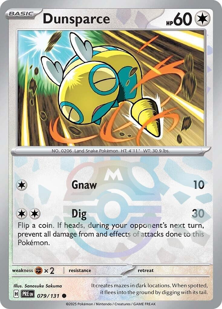Image for Dunsparce (Master Ball Pattern) (079/131) (PRE) - Pokemon