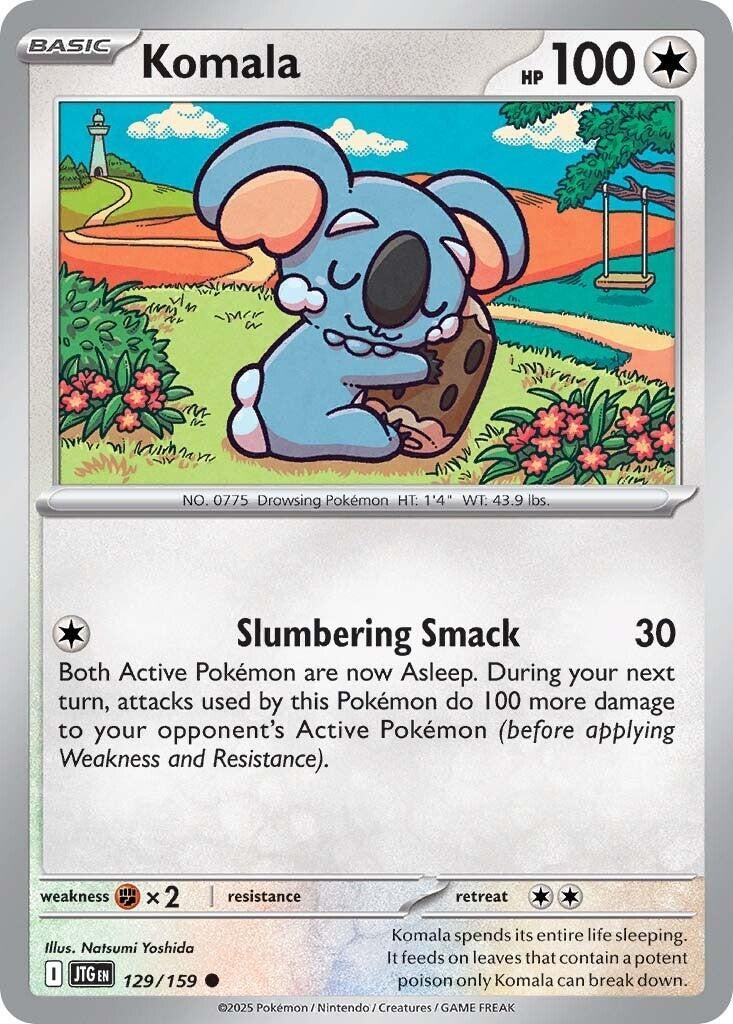 Image for Komala (129/159) (JTG) - Pokemon