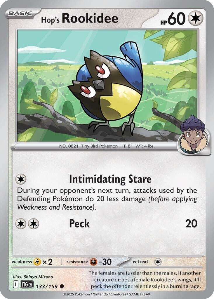 Image for Hop's Rookidee (133/159) (JTG) - Pokemon