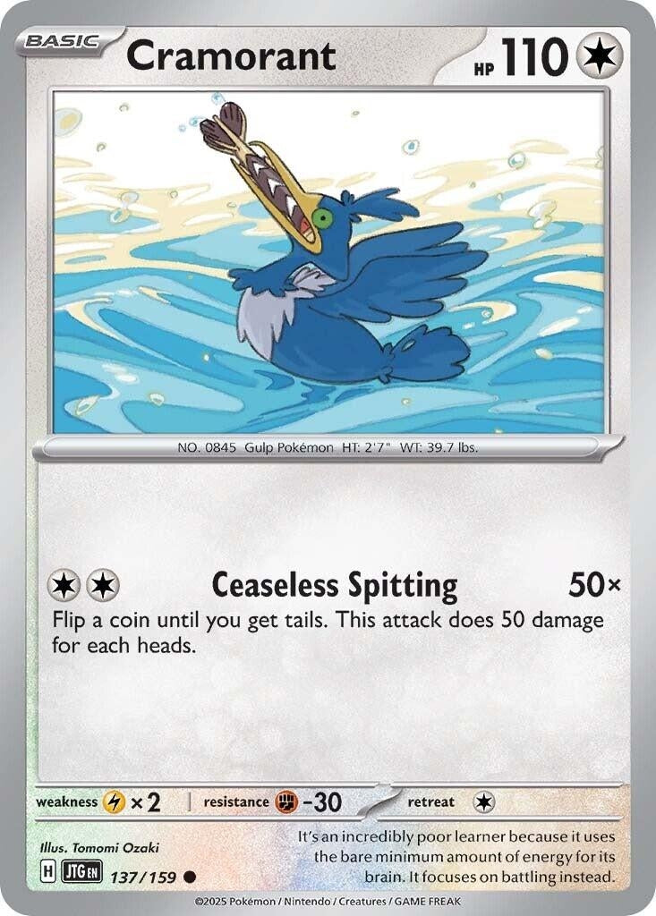 Image for Cramorant (137/159) (JTG) - Pokemon