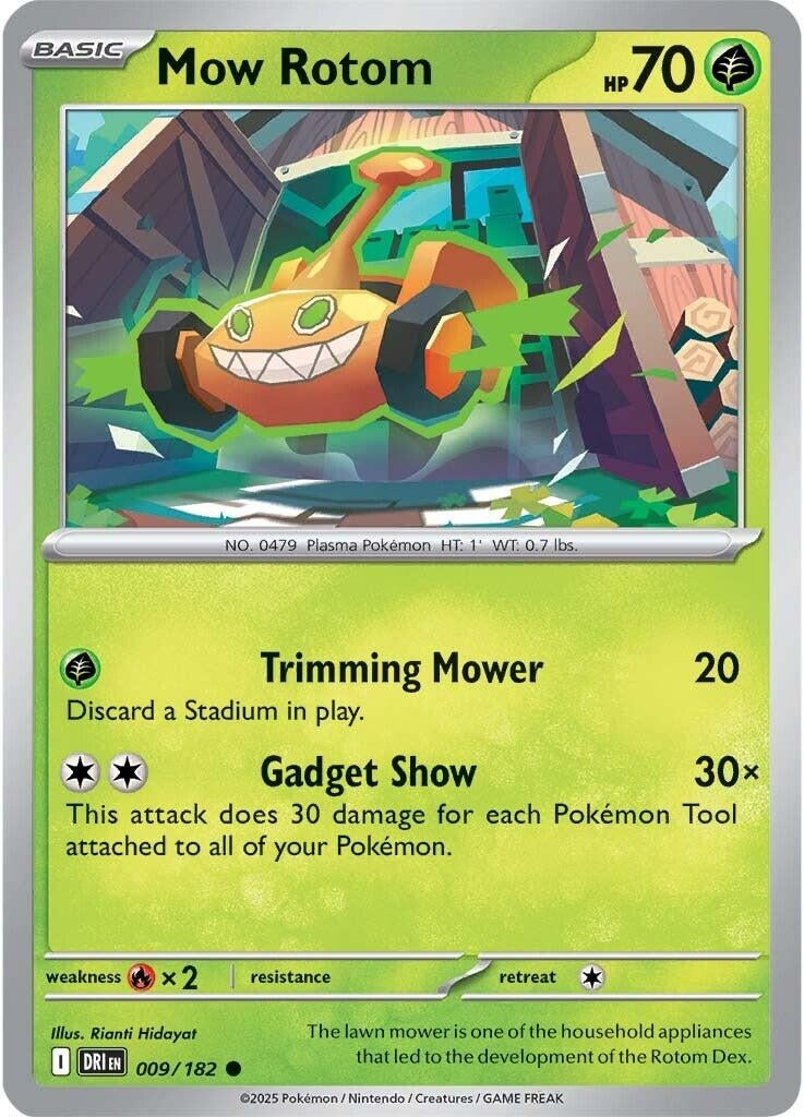 Image for Mow Rotom (009/182) (DRI) - Pokemon