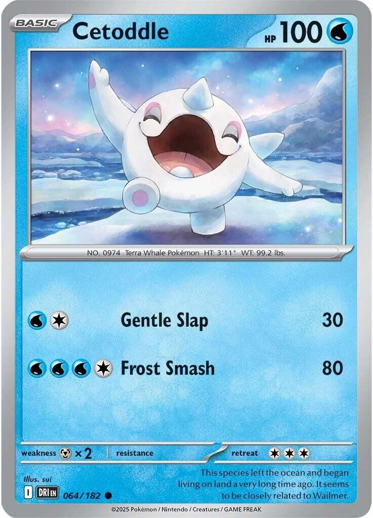 Image for Cetoddle (064/182) (DRI) - Pokemon