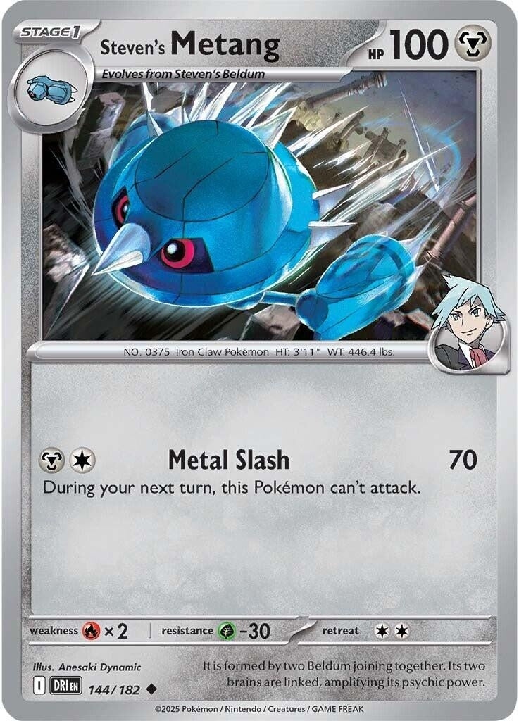 Image for Steven's Metang (144/182) (DRI) - Pokemon