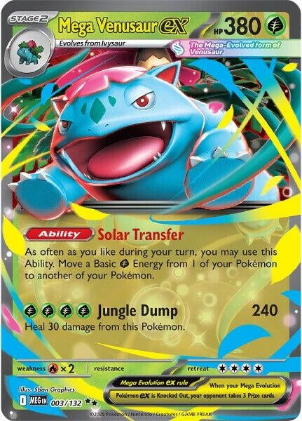 Image for Mega Venusaur ex (003/132) (MEG) - Pokemon