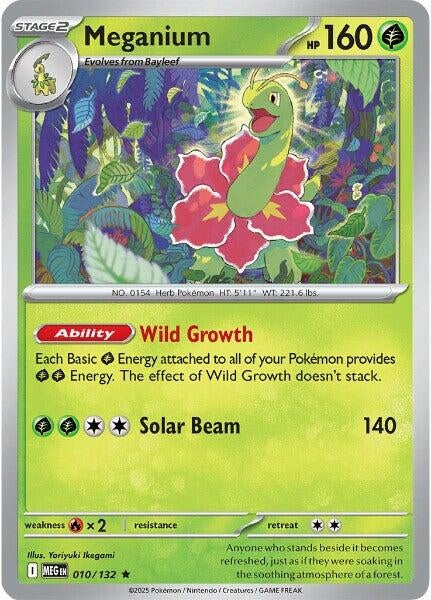 Image for Meganium (010/132) (MEG) - Pokemon