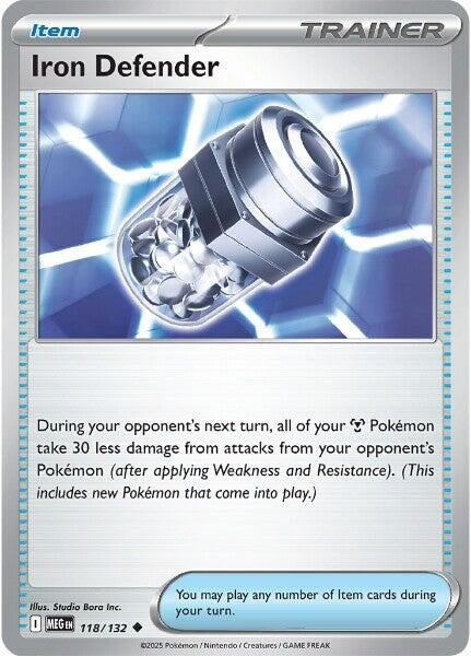 Image for Iron Defender (118/132) (MEG) - Pokemon