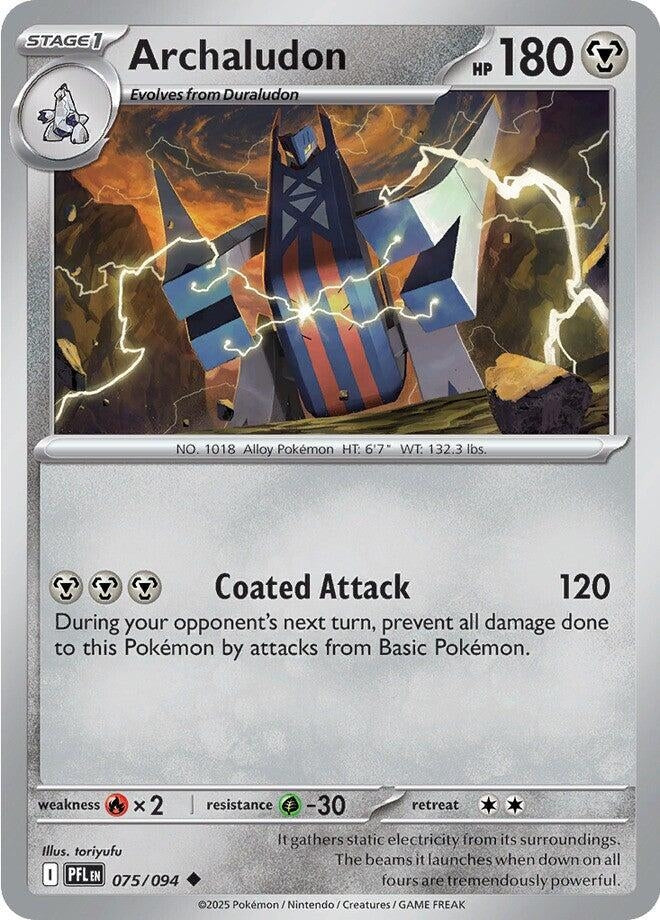 Image for Archaludon (075/094) (PFL) - Pokemon