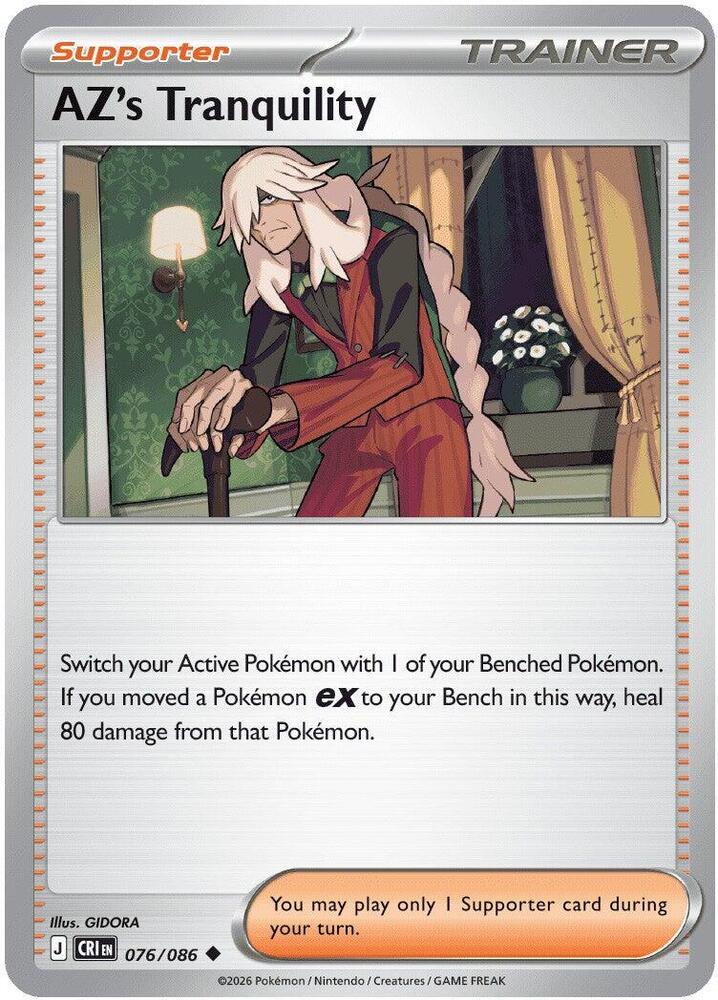 076/086 AZ's Tranquility ME04: Chaos Rising (CRI) NM