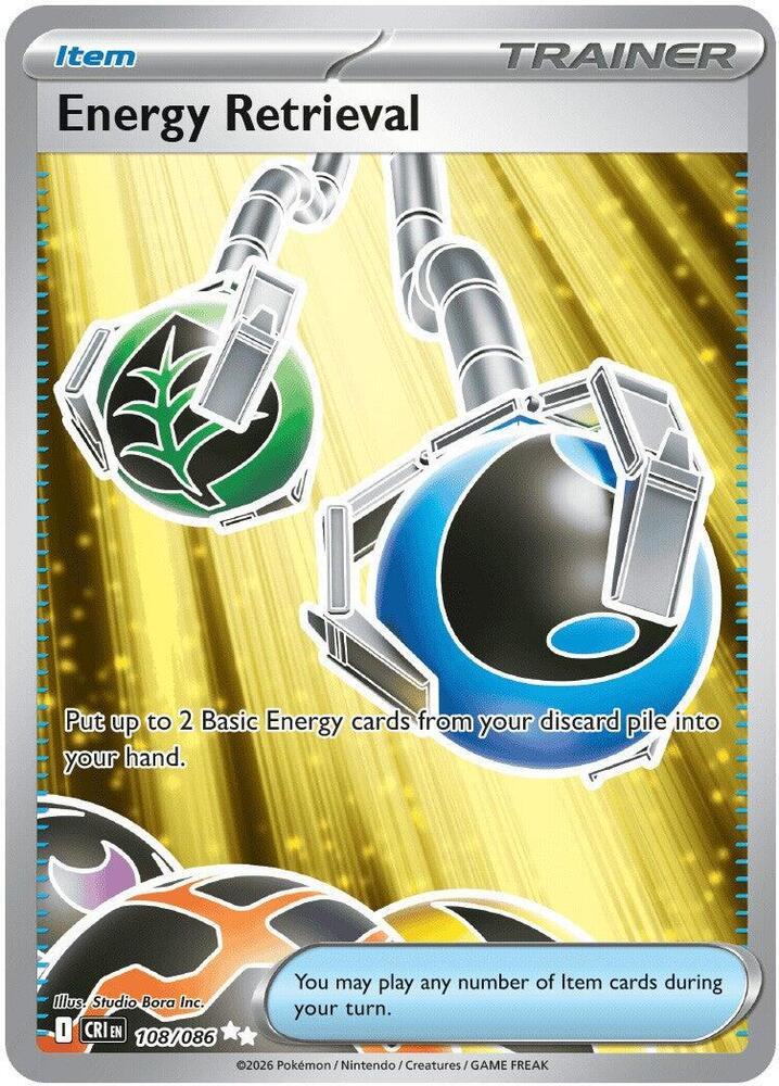 108/086 Energy Retrieval ME04: Chaos Rising (CRI) NM