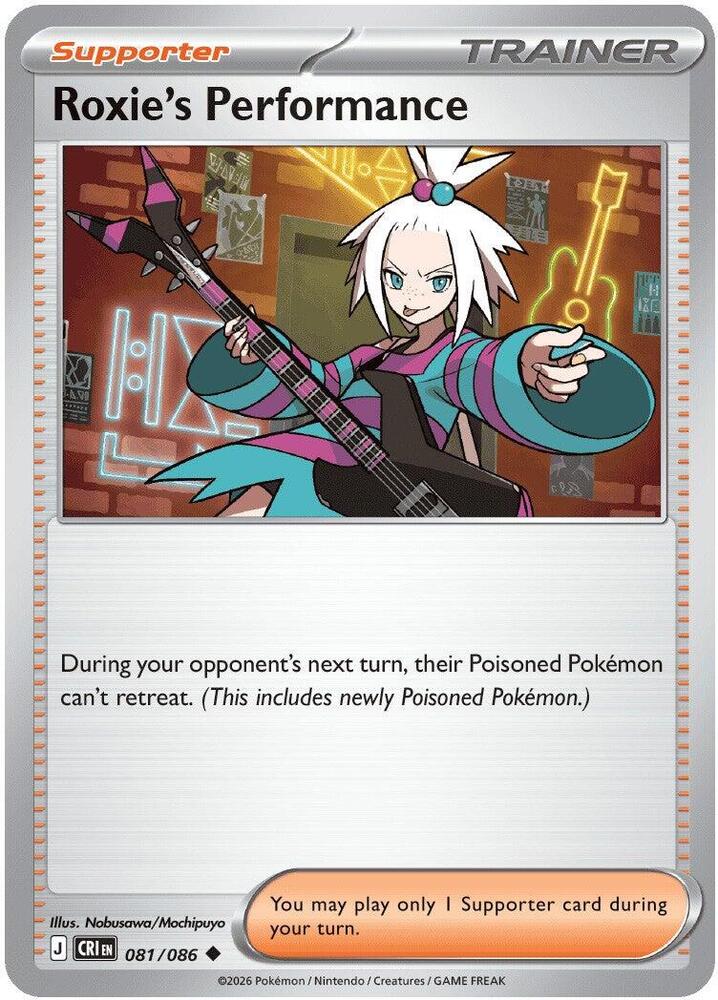 081/086 Roxie's Performance ME04: Chaos Rising (CRI) NM