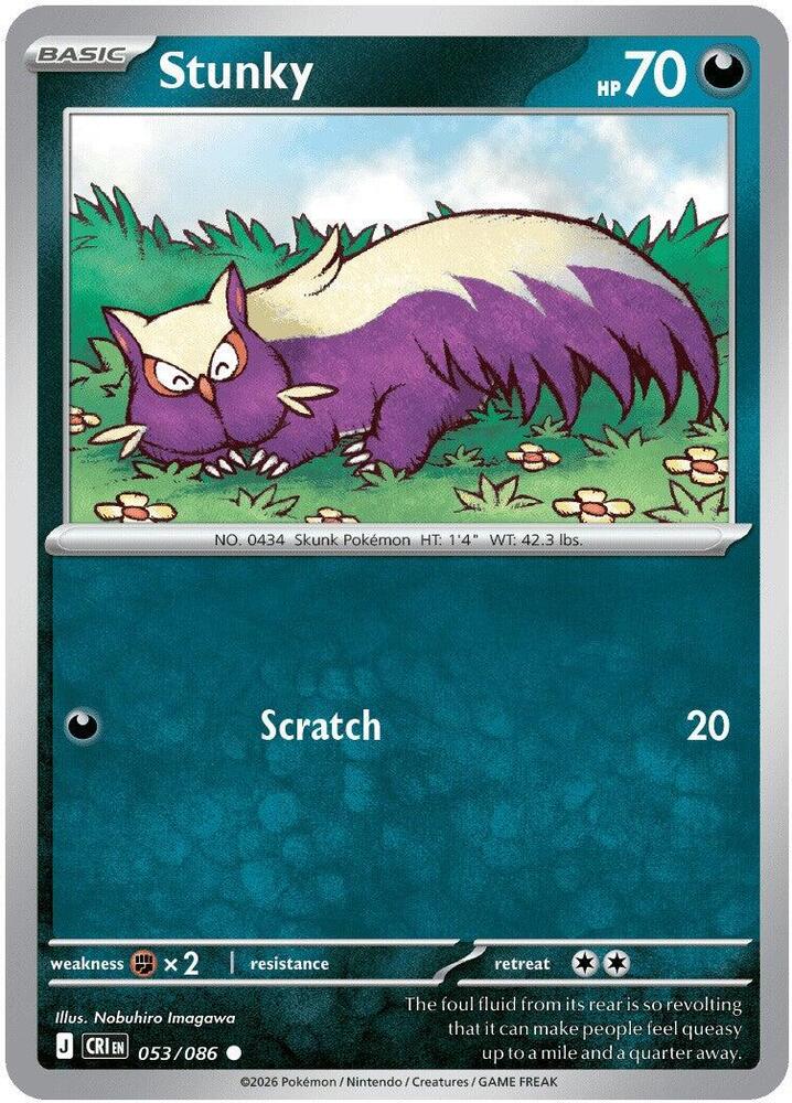 053/086 Stunky ME04: Chaos Rising (CRI) NM
