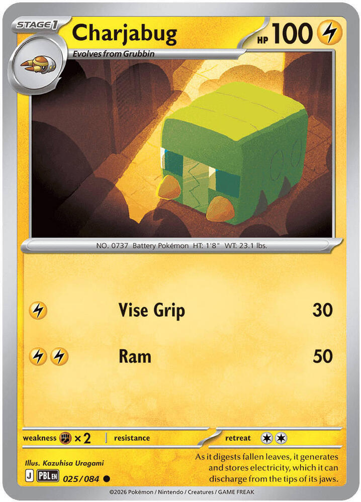 025/084 Charjabug ME05: Pitch Black (PBL) NM
