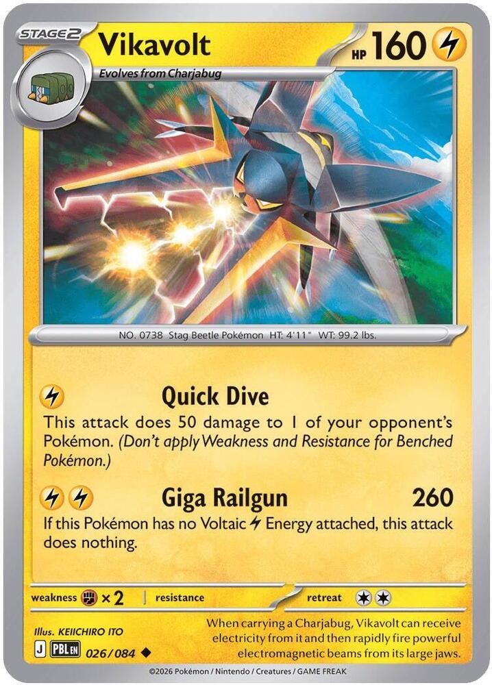 026/084 Vikavolt ME05: Pitch Black (PBL) NM