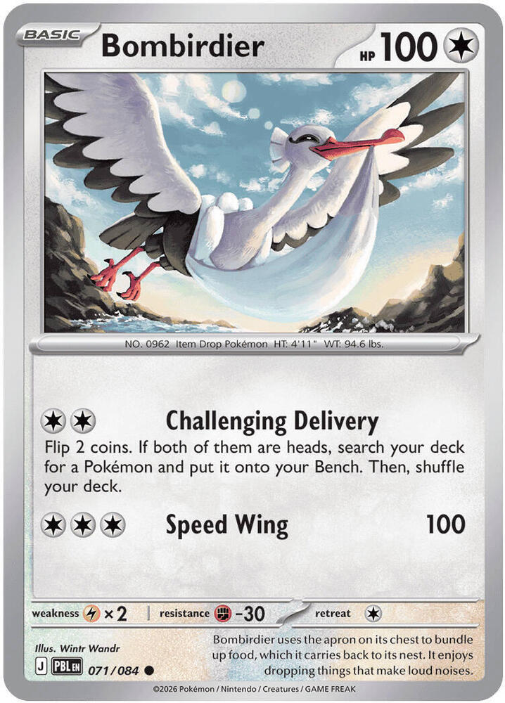 071/084 Bombirdier ME05: Pitch Black (PBL) NM