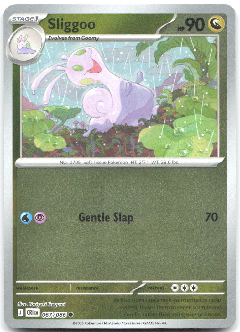 067/086 Sliggoo Reverse Holo ME04: Chaos Rising (CRI) NM