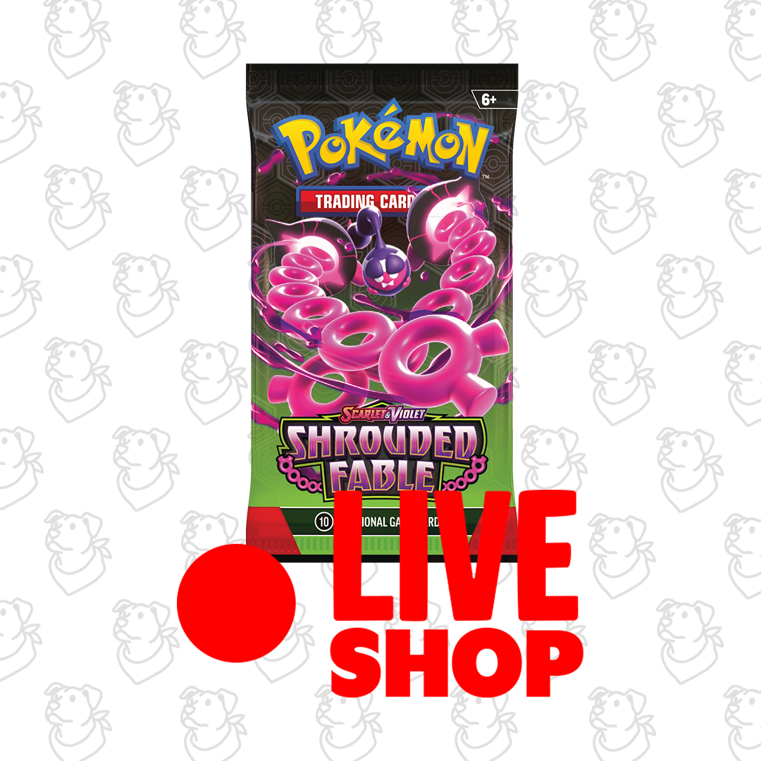 Pokmon TCG: Scarlet & Violet 6.5 Shrouded Fable Booster Pack (LIVE) Friendly Collectibles Pokmon TCG: Scarlet & Violet 6.5 Shrouded Fable Booster Pack (LIVE) Friendly Collectibles