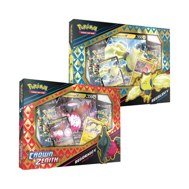 Pokémon TCG: Crown Zenith Regidrago/Regieleki V Box - Friendly Collectibles
